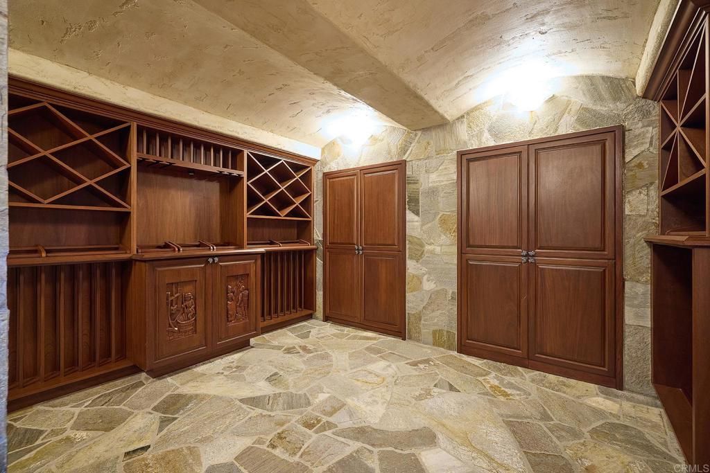 Interior, Stone Walls, Wine Storage