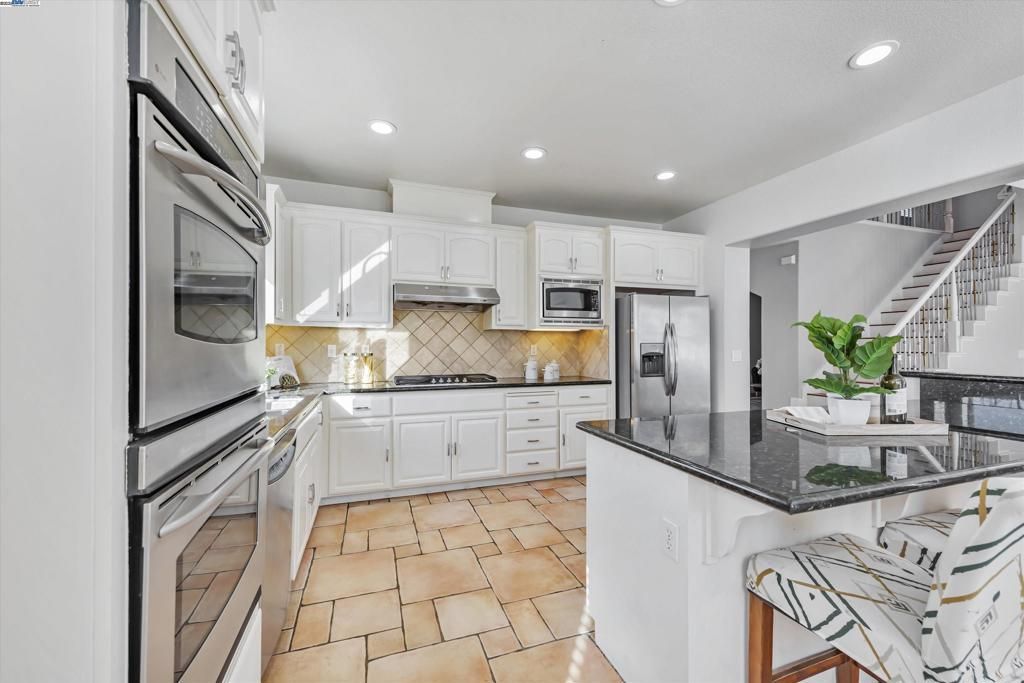 Interior, Kitchen, Recessed Lighting, Stainless Steel Appliances