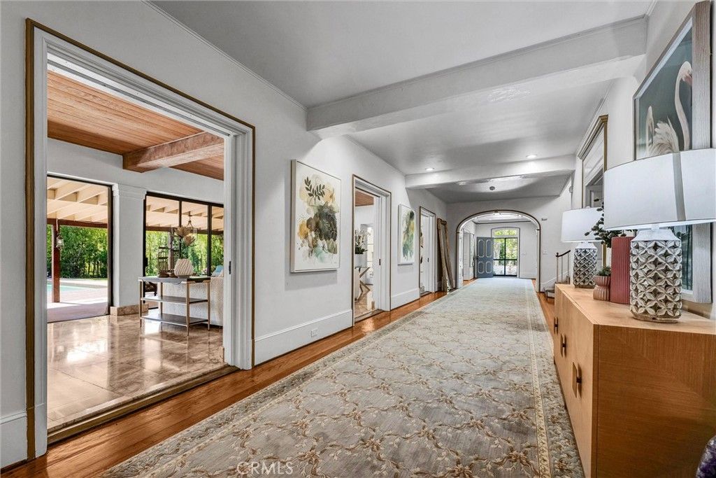Interior, Recessed Lighting, Wooden Beams, Wood Texture Flooring