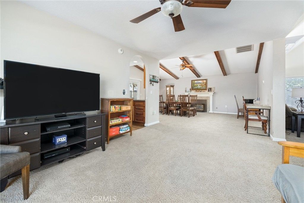 Dining room, Interior, Wooden Beams