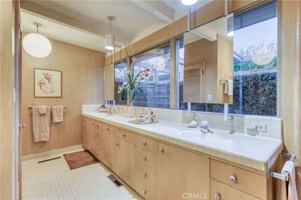 Bathroom, Dual Sink Vanities, Interior, Tile Countertops