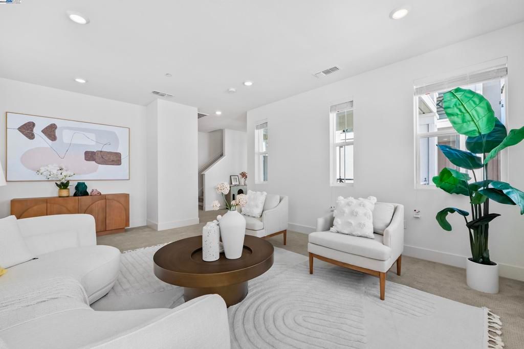 Interior, Living room, Recessed Lighting