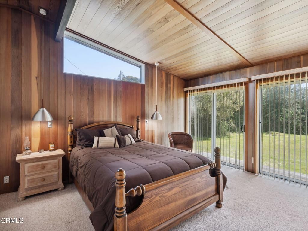 Bedroom, Interior, Wooden Ceilings, Wooden Walls