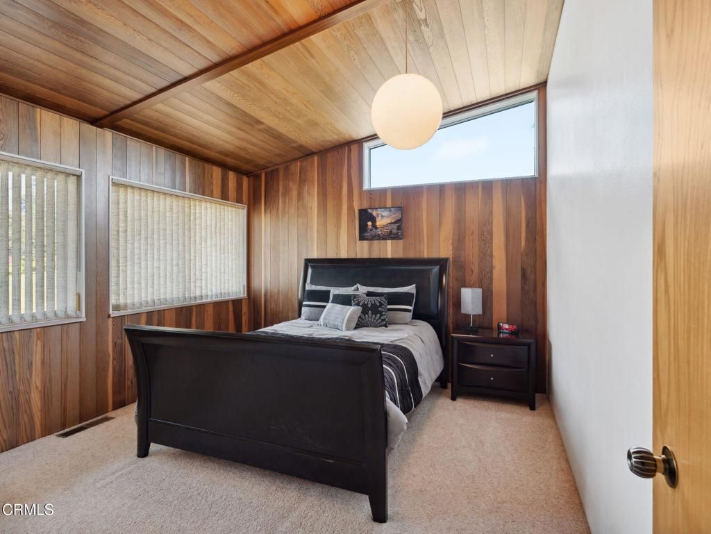 Bedroom, Interior, Wooden Ceilings, Wooden Walls