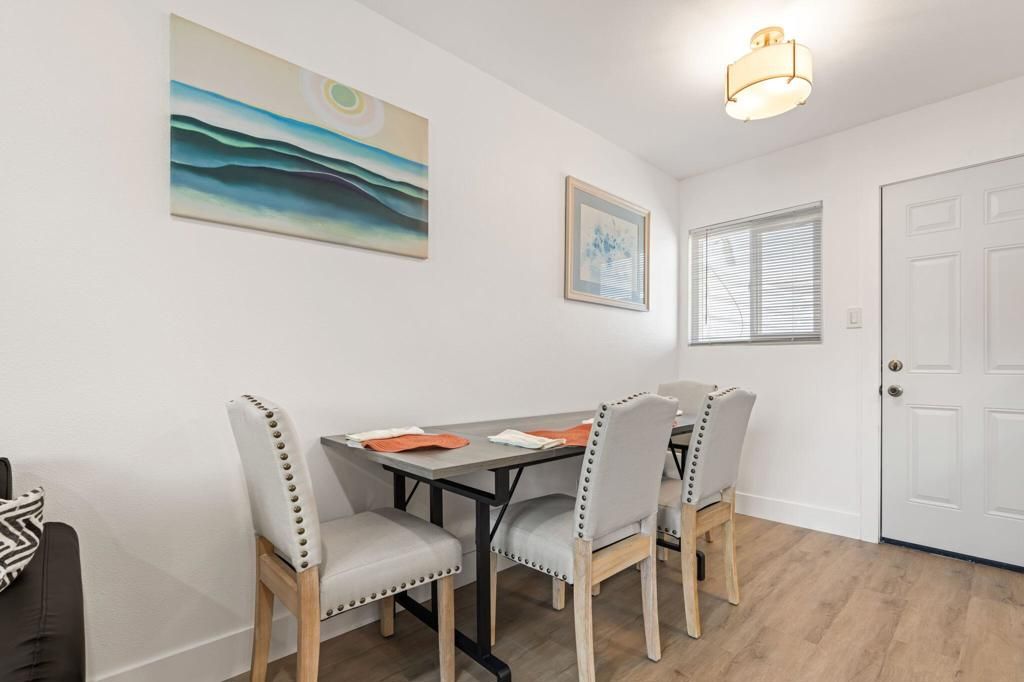 Dining room, Interior, Wood Texture Flooring