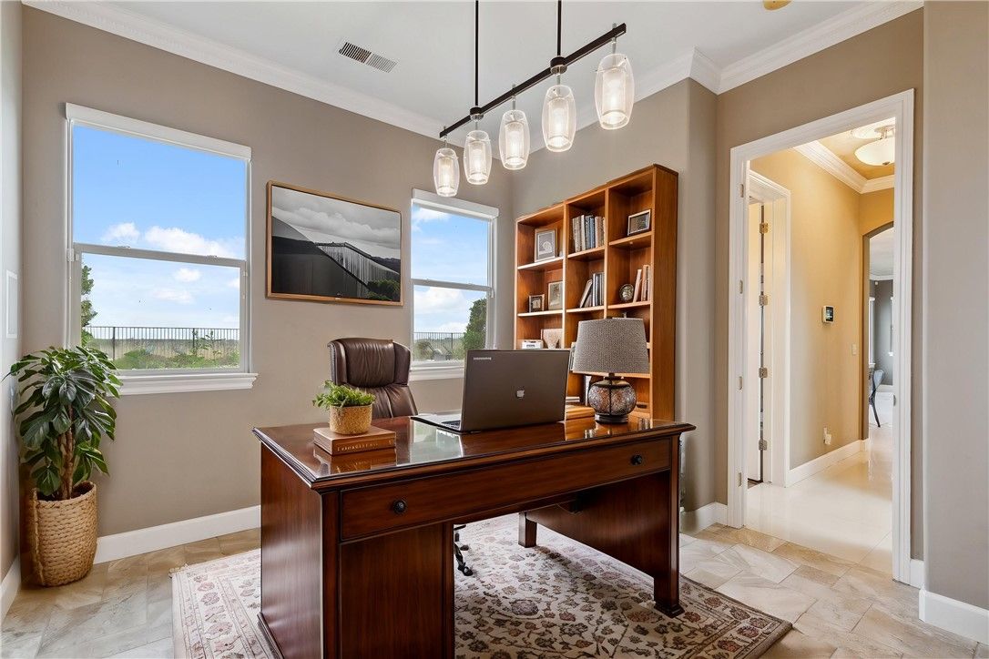 Home Office, Interior, Pendant Lights