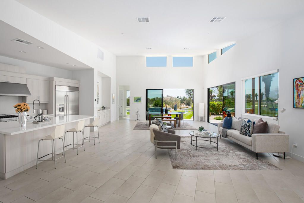 Interior, Kitchen, Living room, Recessed Lighting, Stainless Steel Appliances