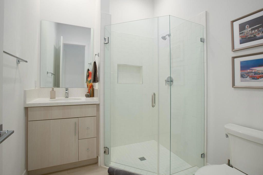 Bathroom, Glass Shower, Interior