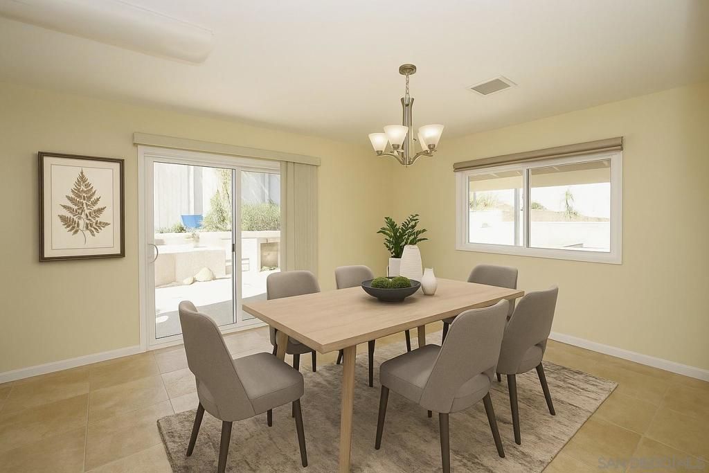 Chandelier, Dining room, Interior