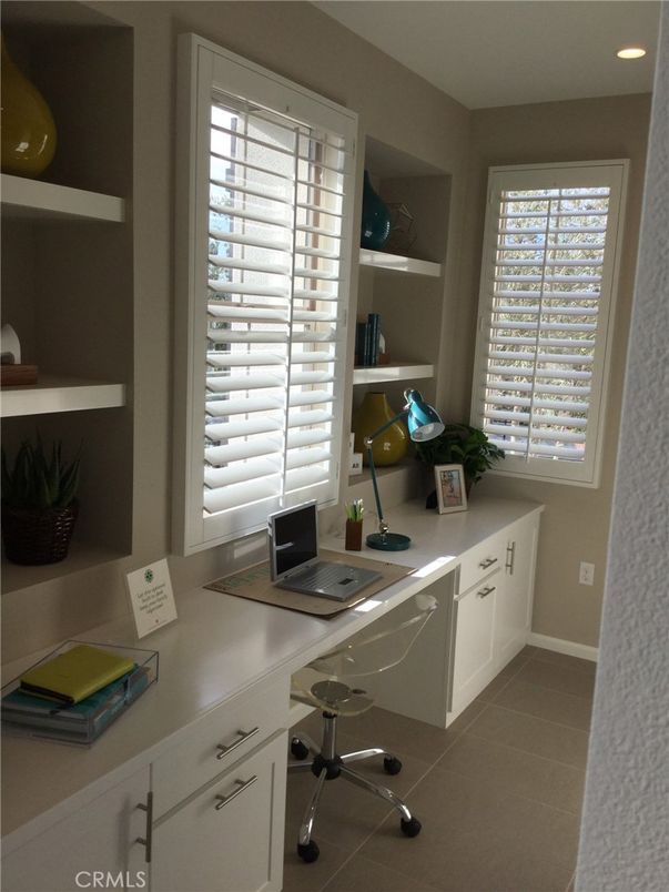 Home Office, Interior, Recessed Lighting
