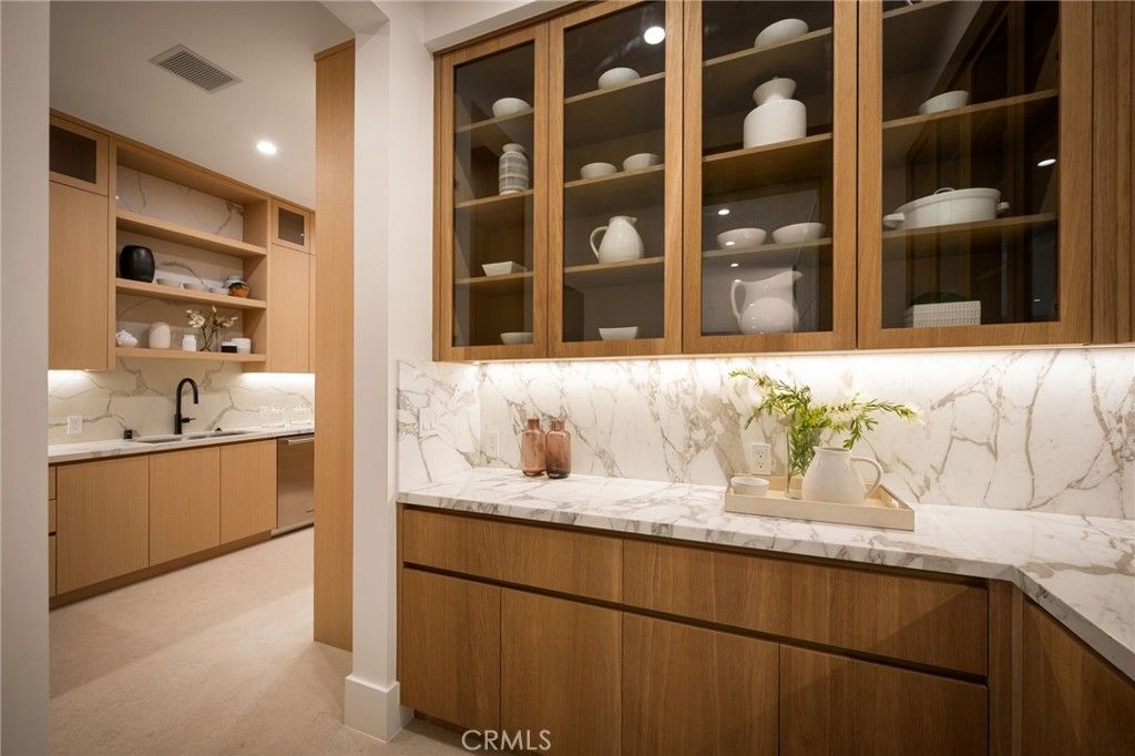 Interior, Marble Walls, Recessed Lighting