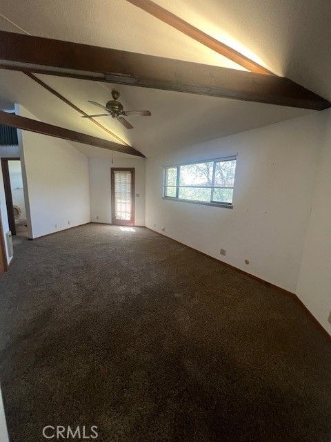 Empty room, Interior, Wooden Beams