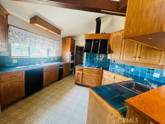 Interior, Kitchen, Tile Countertops