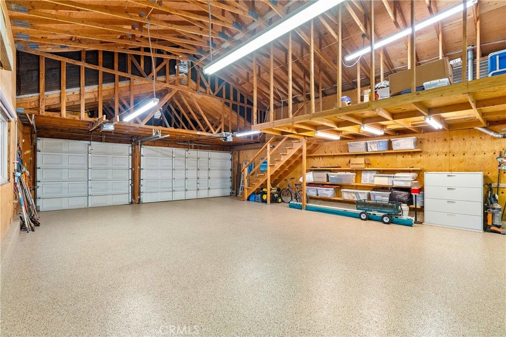 Garage, Interior, Wooden Beams, Wooden Ceilings, Wooden Walls