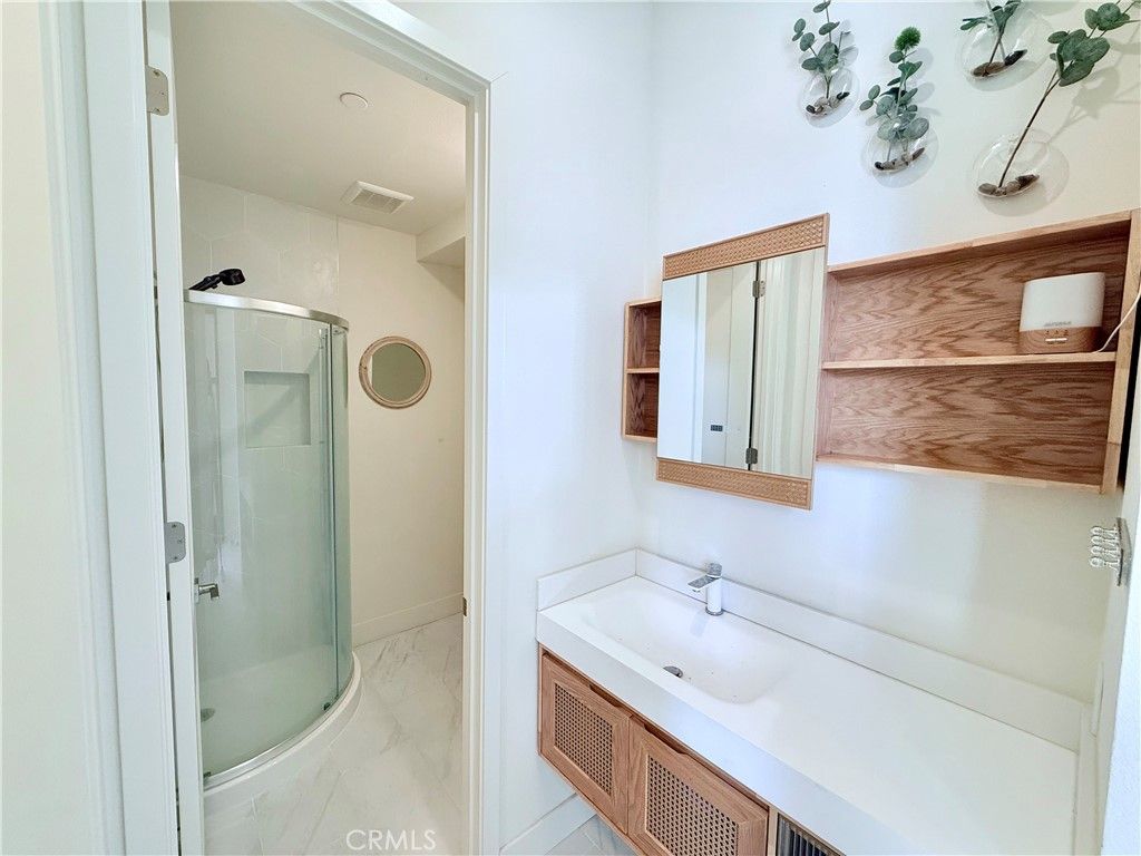 Bathroom, Glass Shower, Interior, Marble