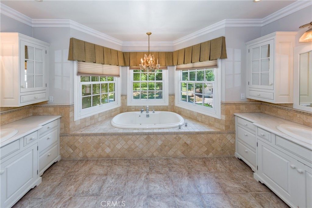Bathroom, Chandelier, Interior