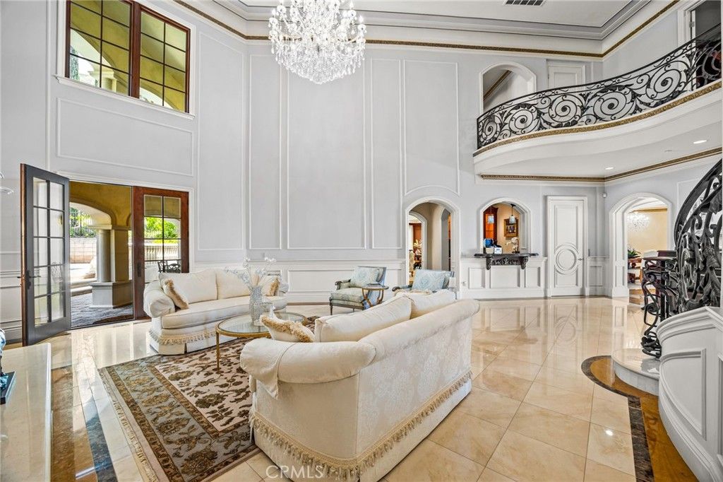 Chandelier, Interior, Living room, Recessed Lighting