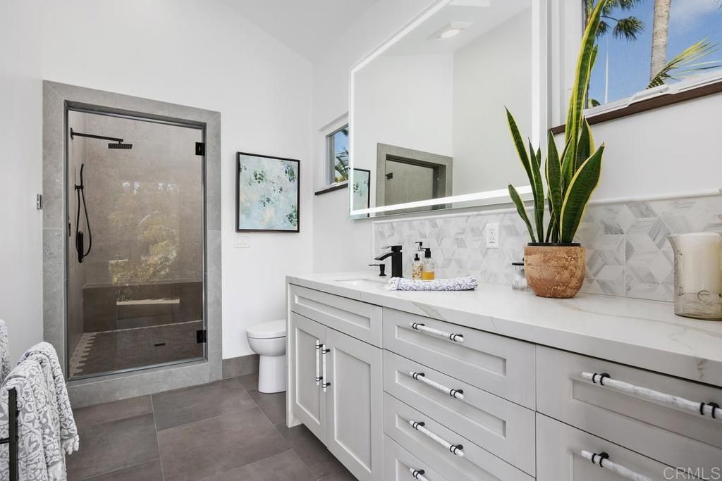 Bathroom, Glass Shower, Interior