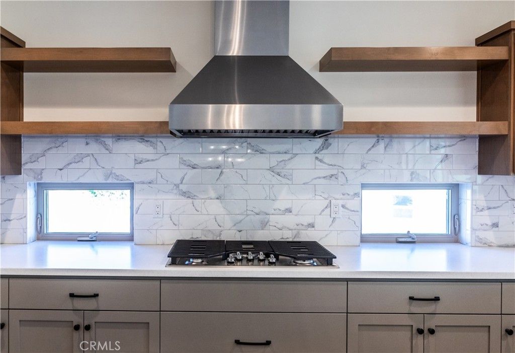 Interior, Kitchen, Marble Walls, Stainless Steel Appliances