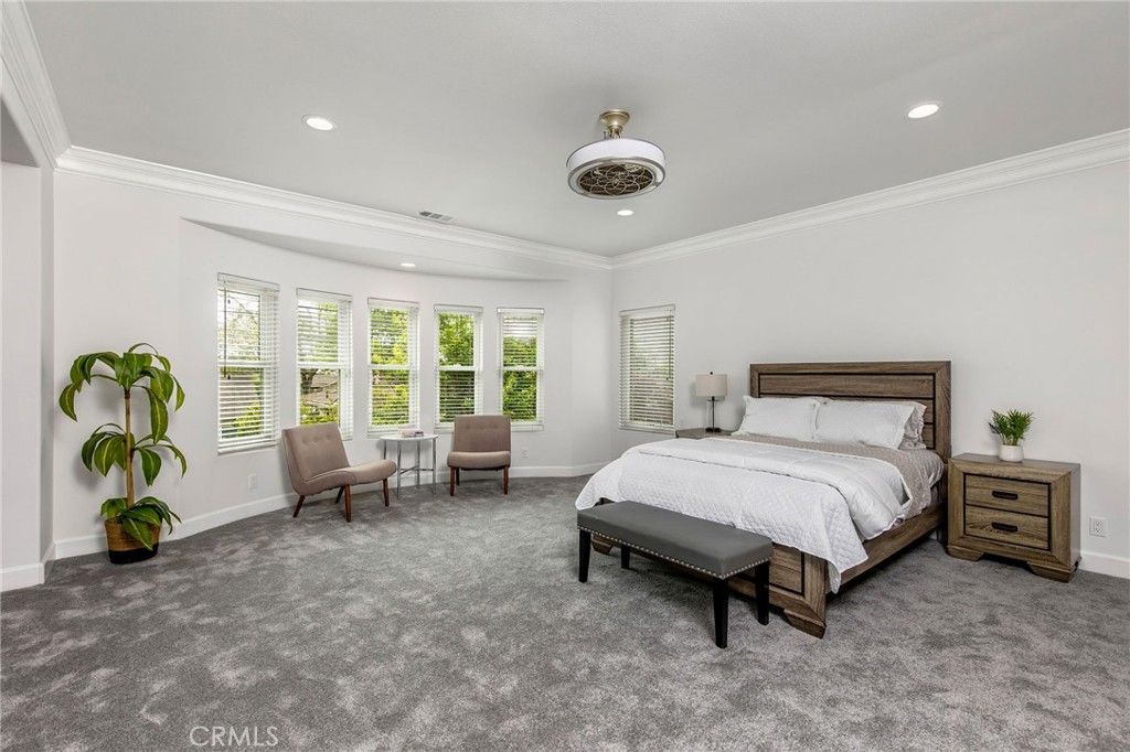 Bedroom, Interior, Recessed Lighting