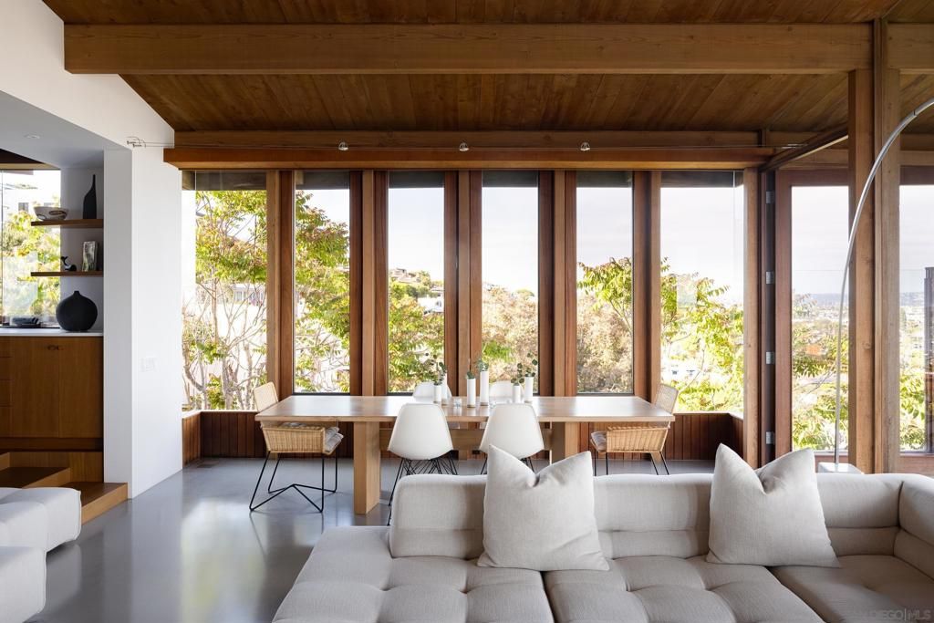 Dining room, Interior, Living room, Wooden Beams, Wooden Ceilings, Wood Texture Flooring