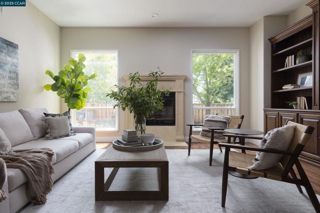 Fireplace, Interior, Living room, Wood Texture Flooring