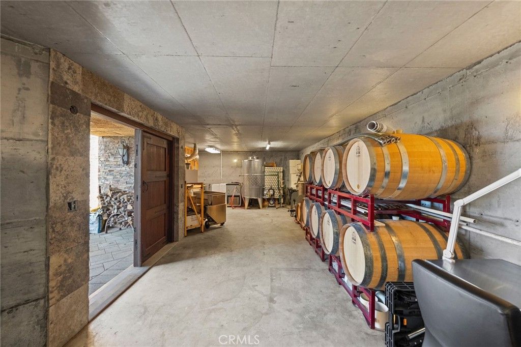 Interior, Stone Walls, Wine Storage
