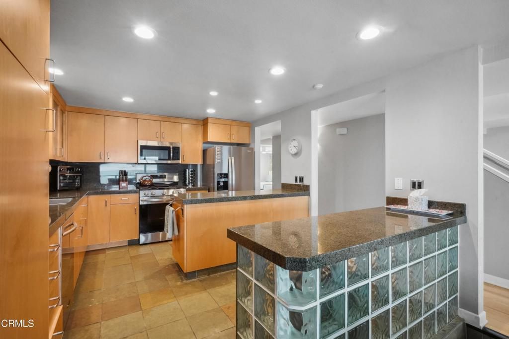 Interior, Kitchen, Recessed Lighting, Stainless Steel Appliances