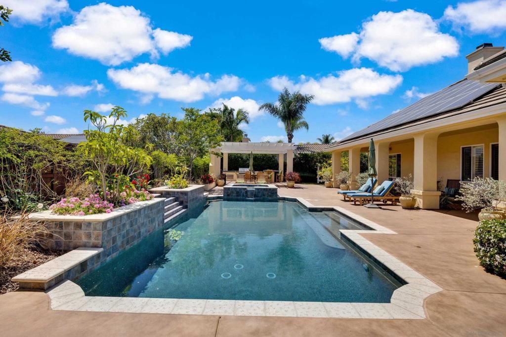 Exterior, Pool, Solar Panels