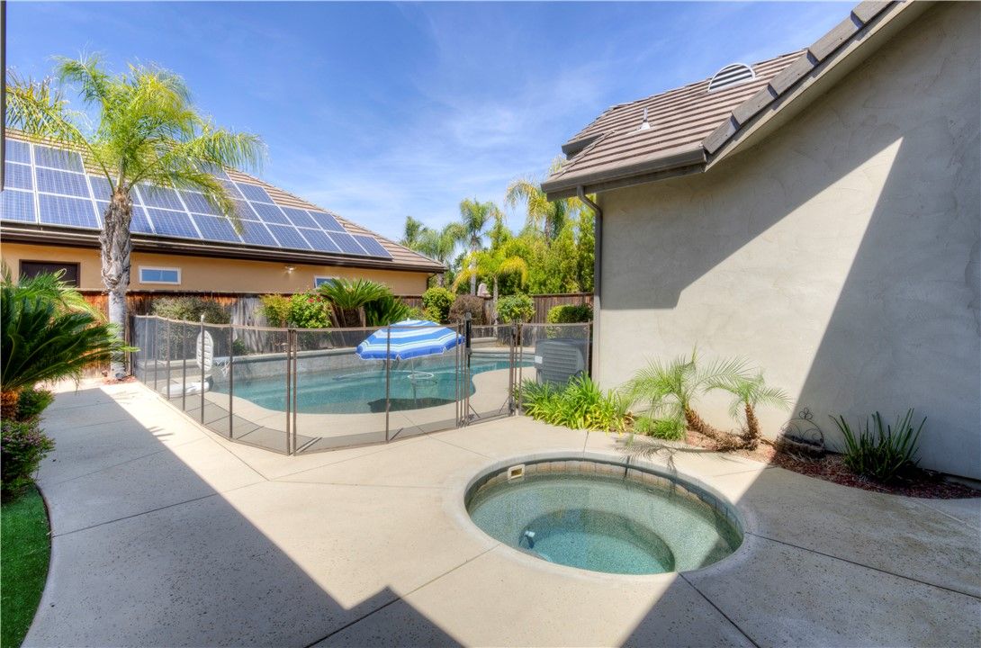 Exterior, Pool, Solar Panels