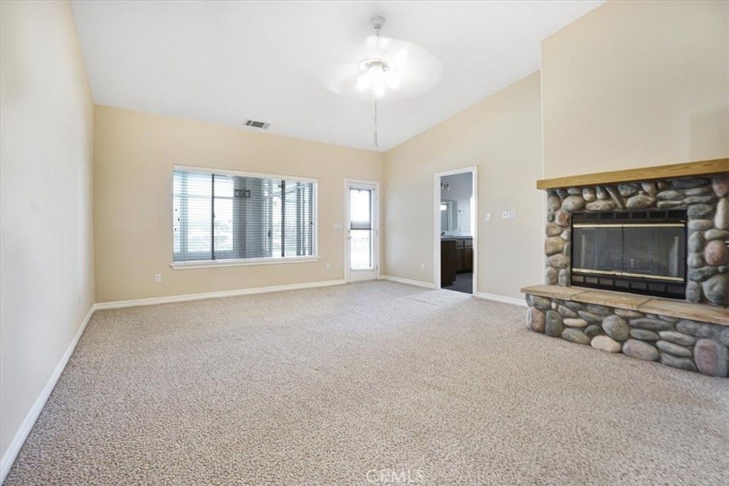 Empty room, Fireplace, Interior