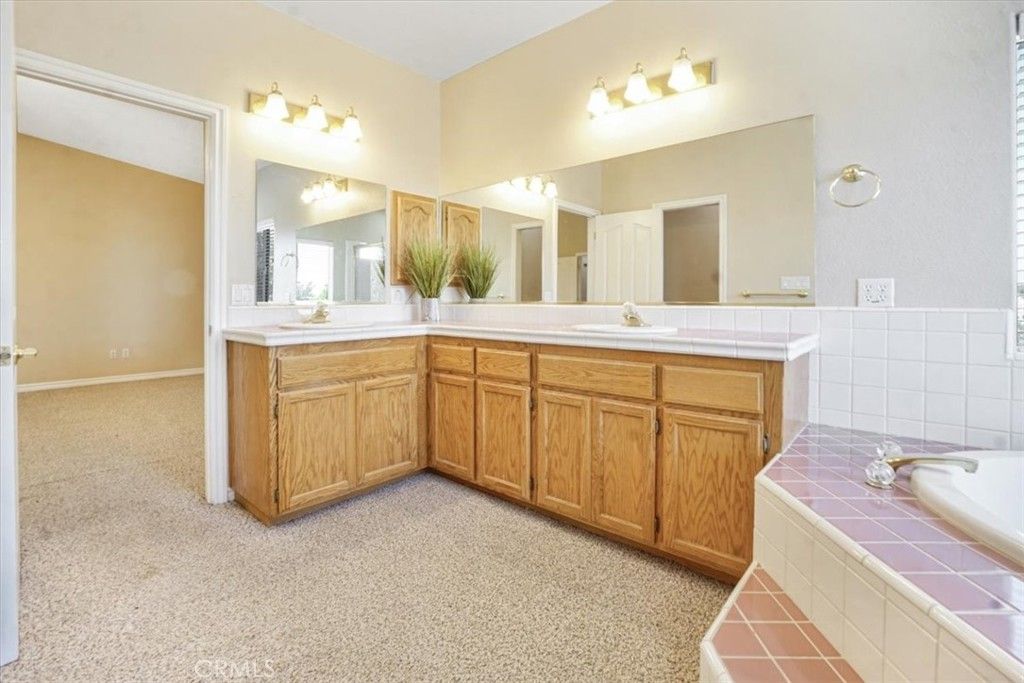 Bathroom, Dual Sink Vanities, Interior, Tile Countertops
