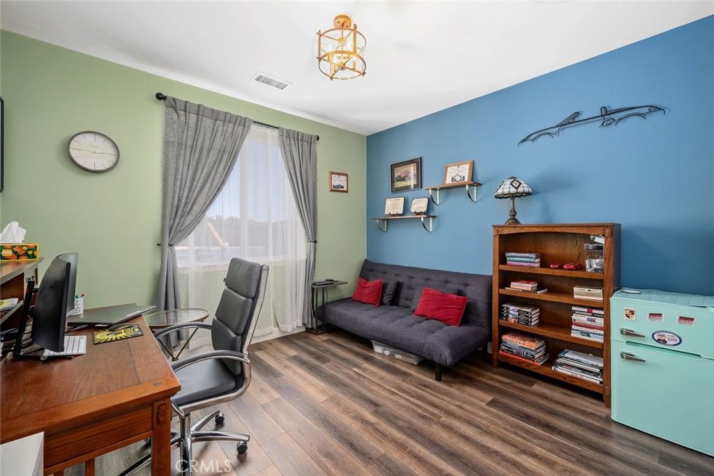 Home Office, Interior, Wood Texture Flooring