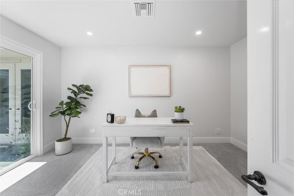 Home Office, Interior, Recessed Lighting