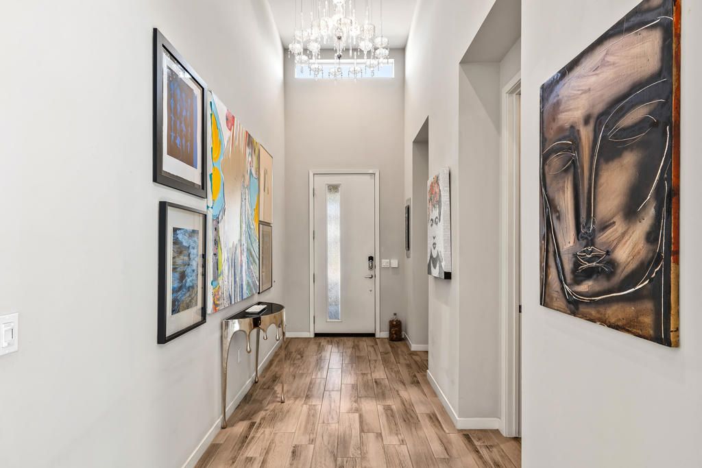 Interior, Pendant Lights, Wood Texture Flooring