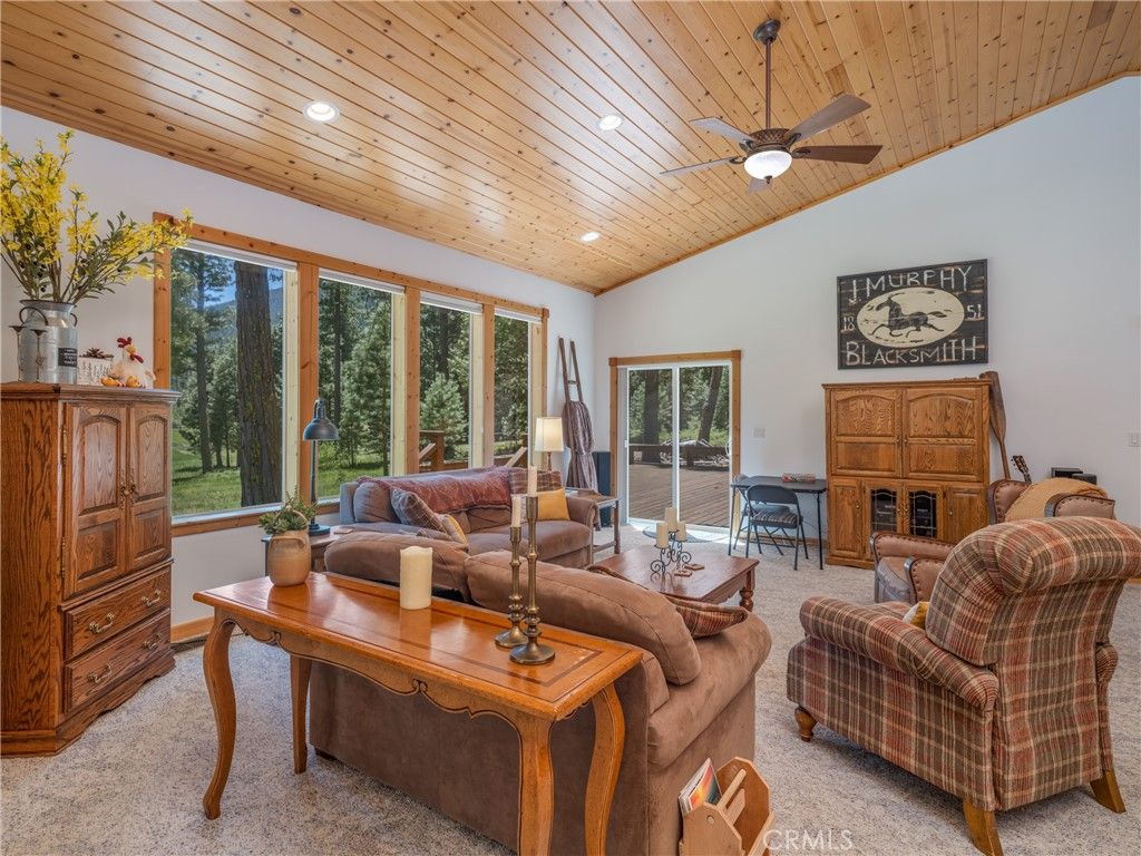 Interior, Living room, Recessed Lighting, Wooden Ceilings