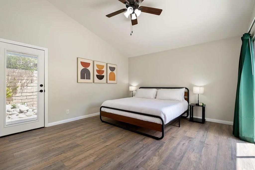 Bedroom, Interior, Wood Texture Flooring