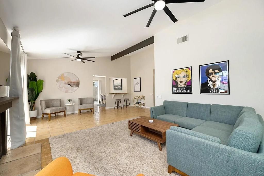 Interior, Living room, Wooden Beams