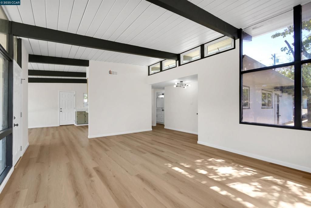 Empty room, Interior, Wood Texture Flooring