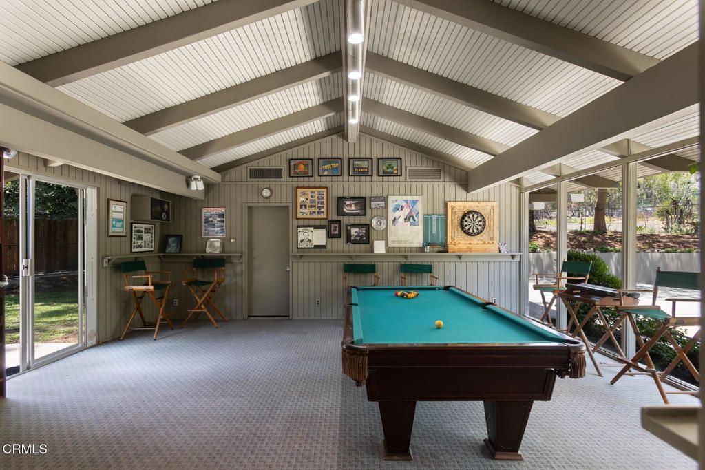 Billiard Table, Game Room, Interior