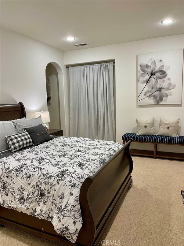 Bedroom, Interior, Recessed Lighting