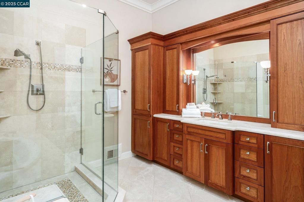 Bathroom, Glass Shower, Interior