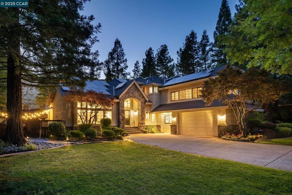 Attached, Backyard, Exterior, Facade, Solar Panels, Mediterranean