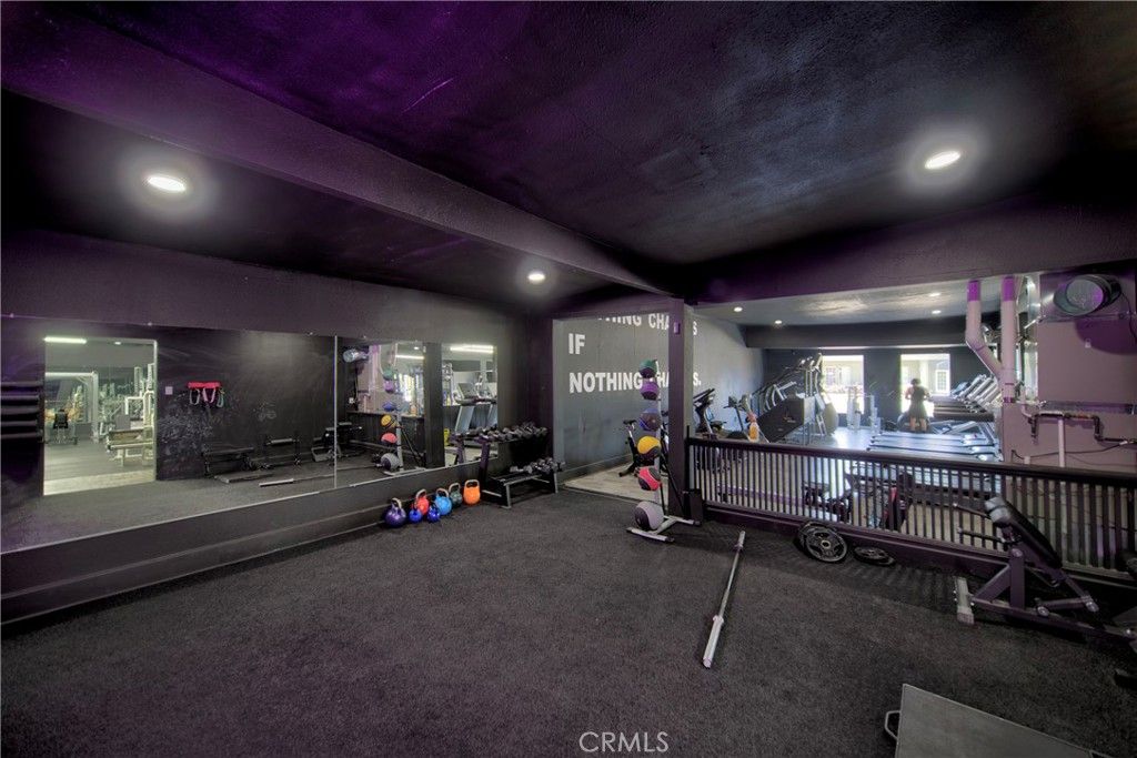 Fitness Equipment, Interior, Recessed Lighting