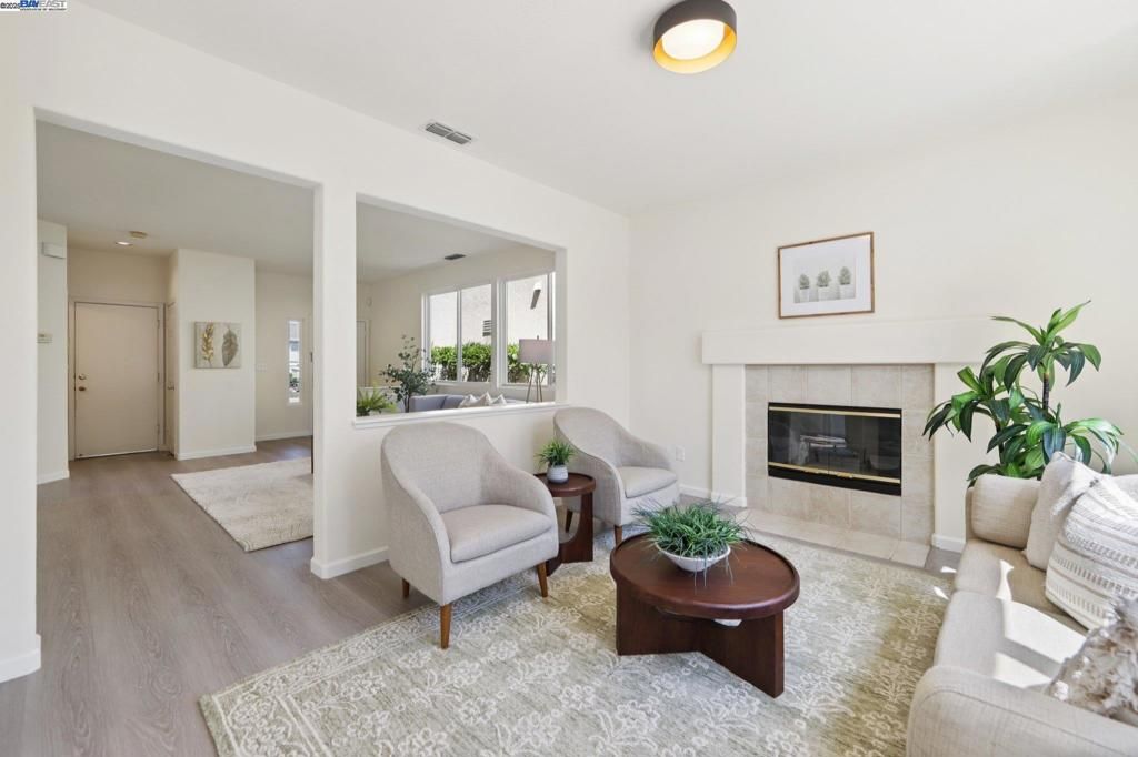 Fireplace, Interior, Living room, Wood Texture Flooring