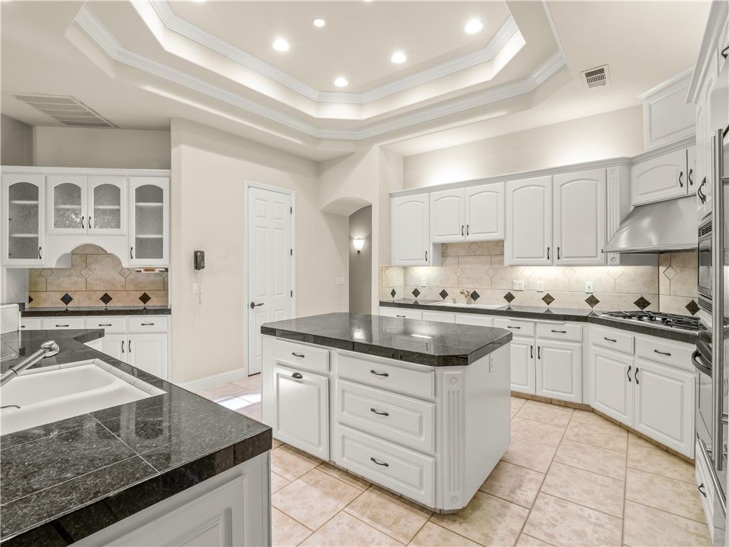 Interior, Kitchen, Recessed Lighting, Tile Countertops