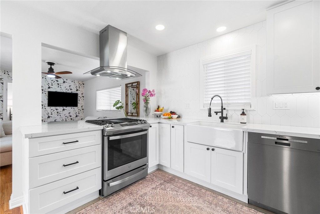 Interior, Kitchen, Recessed Lighting, Stainless Steel Appliances