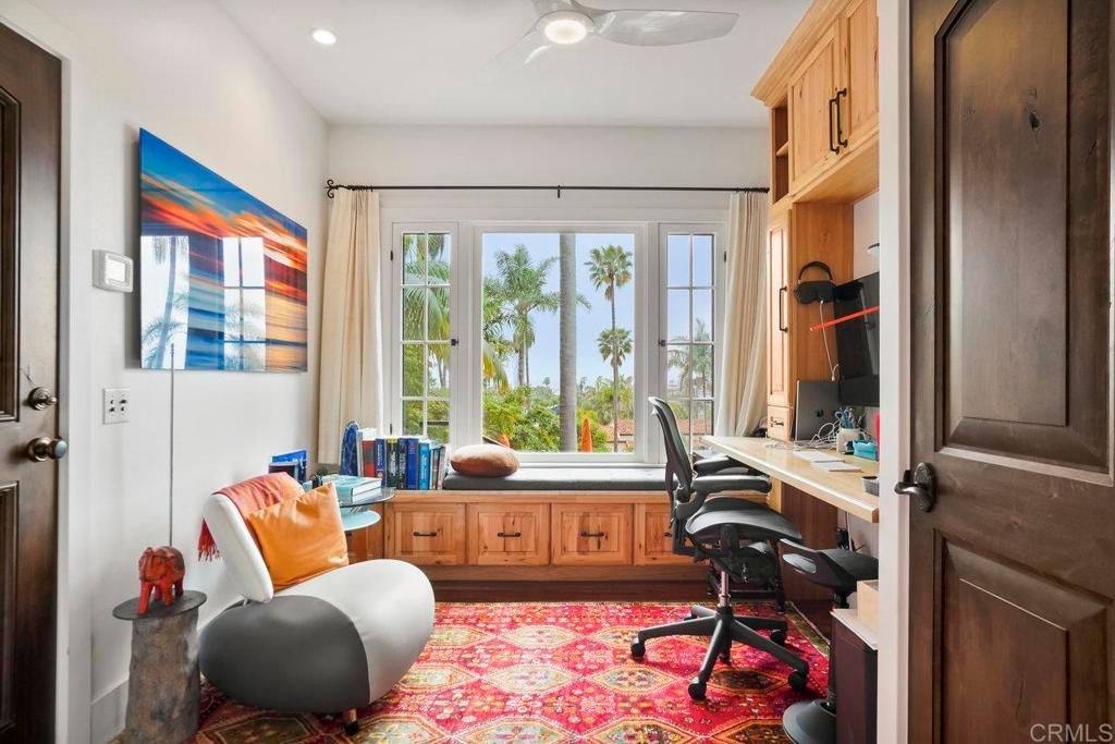 Home Office, Interior, Recessed Lighting