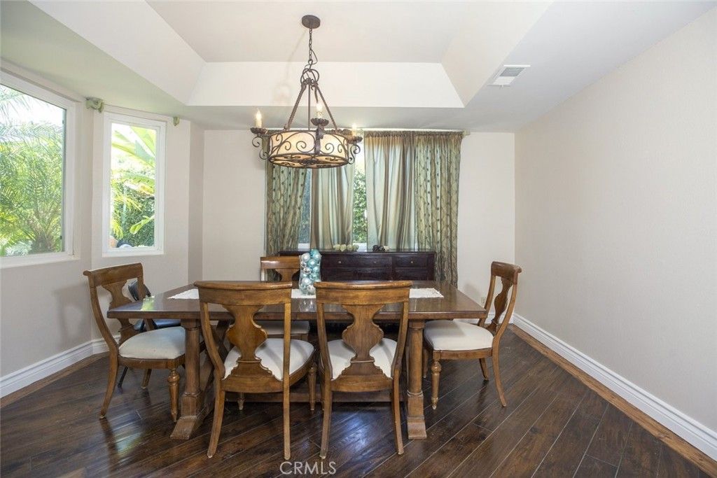 Chandelier, Dining room, Interior, Pendant Lights, Wood Texture Flooring