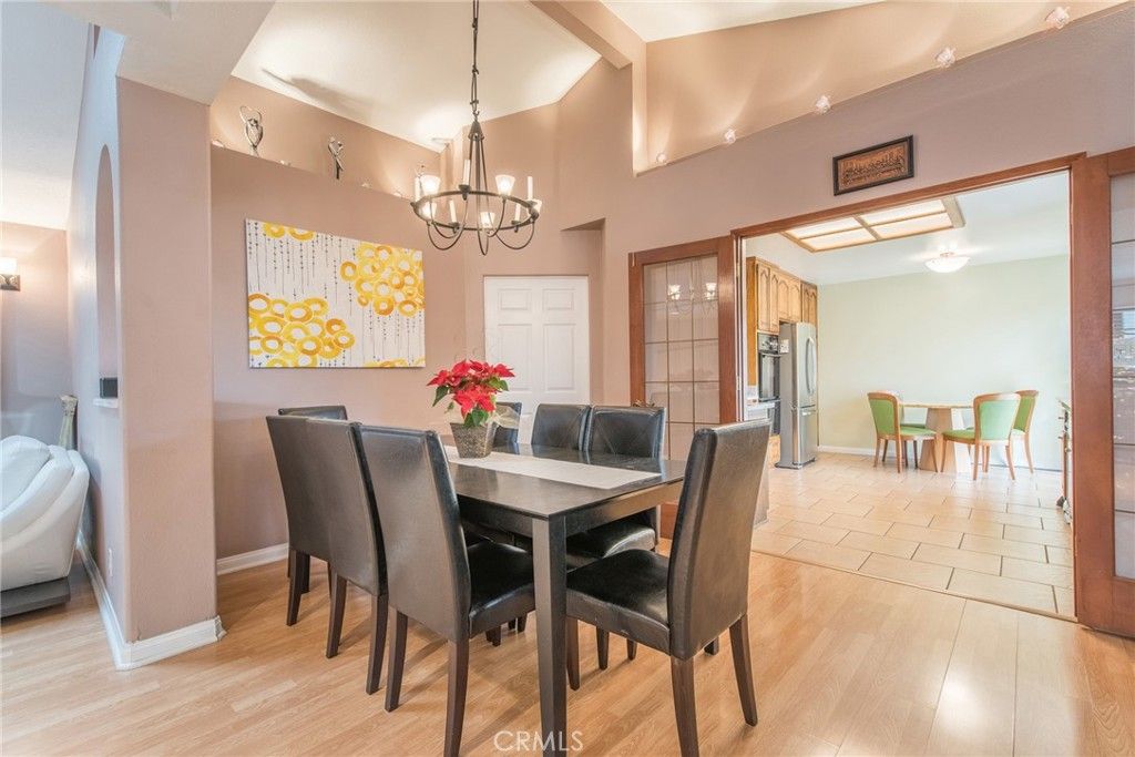 Chandelier, Dining room, Interior, Kitchen, Pendant Lights, Wood Texture Flooring